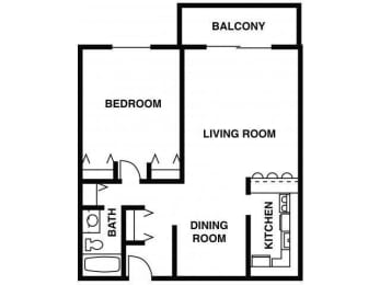 Gold Crest Apartments Floorplans, Hopkins, Minnesota