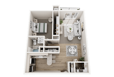 1 & 2 Bedroom Apartments in Kalamazoo, MI | Dover Hills