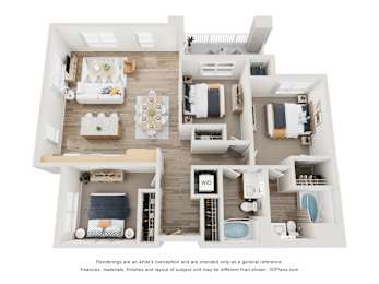 3 bed 2 bath B at Arterra Apartment , Surprise, Arizona