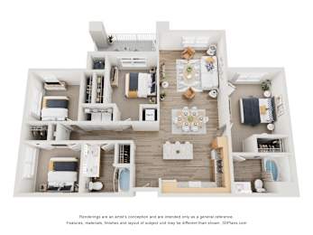 4 bed 2 bath B at Arterra Apartment , Surprise, AZ
