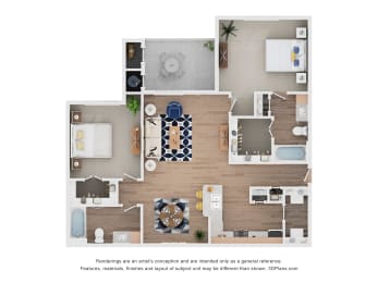 Trinity Floor Plan at Cypress Creek at Joshua Station, Joshua, TX