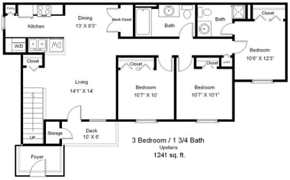 Copper Gate_3 Bedroom Floor Plan