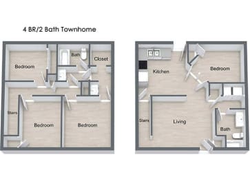 4 Bedroom Floor Plan