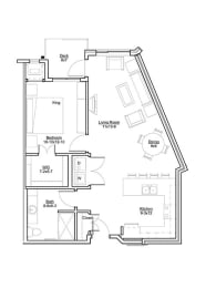 1B at The Legends at Silver Lake Village 55+ Apartments, St. Anthony, 55421