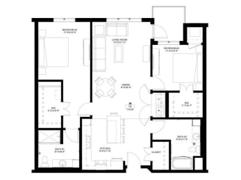 2M at The Legends of Columbia Heights 55+ Living, Columbia Heights, Minnesota