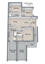 Quail Chase_3 Bedroom Floor Plan