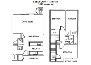 Village Meadows_3 Bedroom Floor Plan