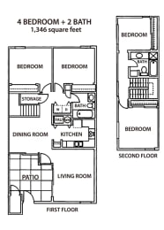 Westview Terrace_4 Bedroom Floor Plan