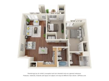 Vista Ridge_2 Bedroom-ADAat Vista Ridge Apartments, Arizona, 85041
