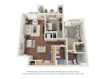 Vista Ridge_2 Bedroomat Vista Ridge Apartments, Arizona