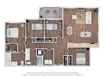 4 bed 4 bath A at Maison at Solivita Marketplace Apartment Homes, Kissimmee, FL