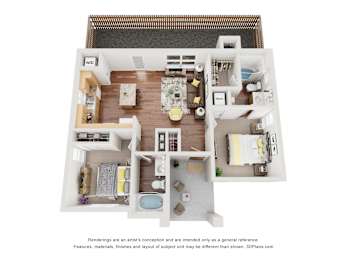 2 bed 2 bath D at Saddleback Village at Stonegate Townhomes, Maricopa, AZ, 85138