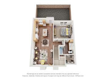 3 bed 2 bath D at Saddleback Village at Stonegate Townhomes, Maricopa, AZ