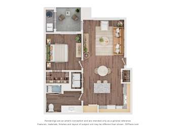 1 bed 1 bath B at Sandoval Flats Apartment , Minnesota, 87144