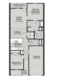 floor plan of the first level floorplan of a 1 story house