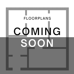 a coming soon sign in front of a floor plan