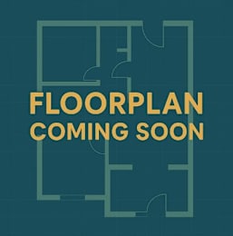 A poster announces that a floorplan is coming soon.