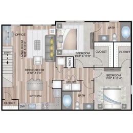  Floor Plan Saltillo Courtyard