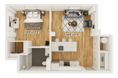 Spring Floor Plan at Residences at Richmond Trust, Virginia