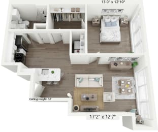 a floor plan image of the preserve at deer creek apartments in deerfield beach, fl