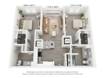 Enchant Floor Plan at Allure at Edinburgh, Chesapeake, VA, 23322