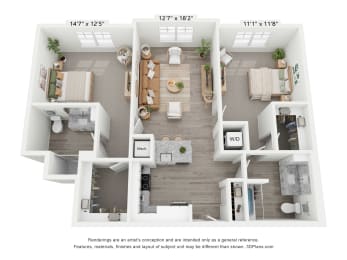 Captivate Floor Plan at Allure at Edinburgh, Chesapeake, VA, 23322