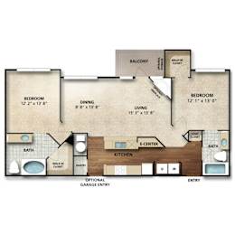 Braeburn Floor Plan | 820-1,155 Sq. Ft. at The Orchard, Dublin