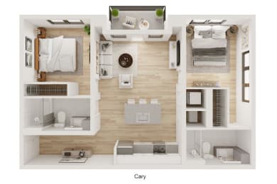 Cary Floor Plan at Shiplock Views