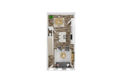 Hemlock 3 Bedroom Main Level Floorplan | 1,553 Sq. Ft. at The Mark, Harrisonburg, 22801