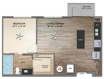 Lumina Apartments Floor Plan 1