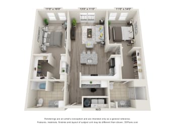 Vista Floor Plan For Monroe
