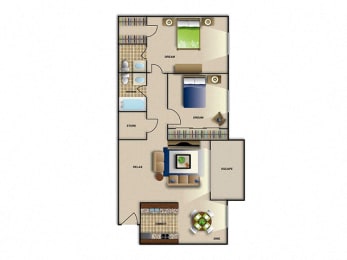 2 bedroom rental in Raleigh NC