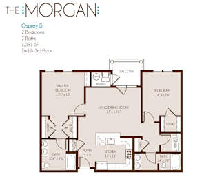 the floor plan of the morgans