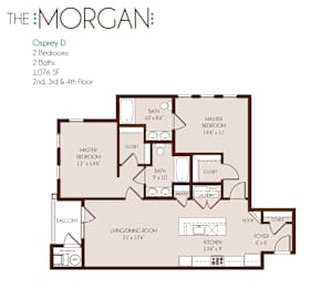 the floor plan of the morgans