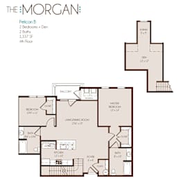 the floor plan of the morgan
