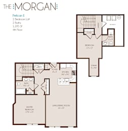 a floor plan of the morgan apartments in cincinnati, oh