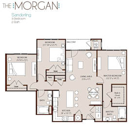 a floor plan of the morgan apartments designed by foshee architecture