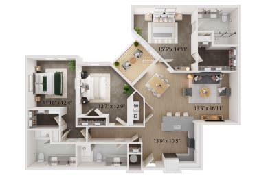 Unit C1 at The Walker Virginia Center, Glen Allen, VA, 23059