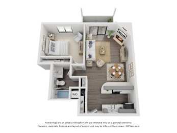  Floor Plan 1x1