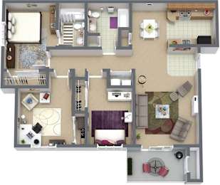  Floor Plan 3x2