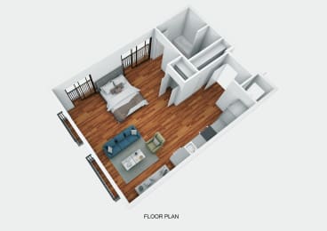  Floor Plan Brown
