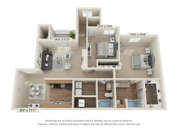  Floor Plan THE CHELSEA II UPPER