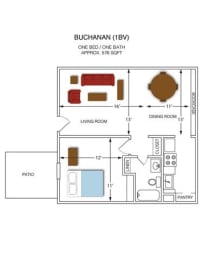  Floor Plan THE BUCHANAN
