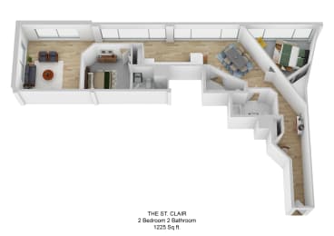  Floor Plan St. Clair