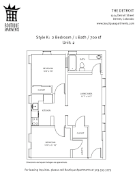 A floor plan for a 2 bedroom, 1 bath apartment with a living area of 137 x 107.