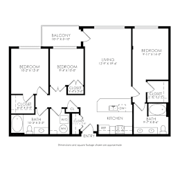 A black and white image of a floor plan for a house.