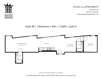  Floor Plan Style M