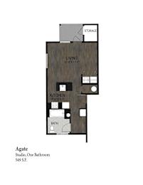 Studio 1 bath at Northplace Apartment Homes, Oregon