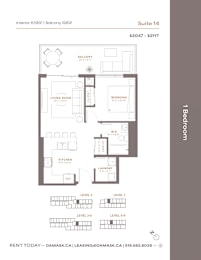 Suite 14 at Damask, Ontario, N8S 0B7