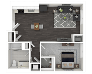 1F2 Floor Plan at Channel House, Oakland